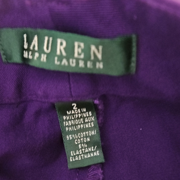 Lauren Ralph Lauren Purple Pants - Picture 2 of 5
